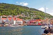 Panorama des fjords de Norvège