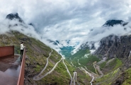 Panorama des fjords de Norvège