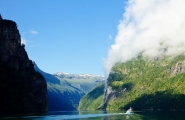 Panorama des fjords de Norvège