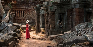 Vietnam à la folie et les temples d'Angkor Wat